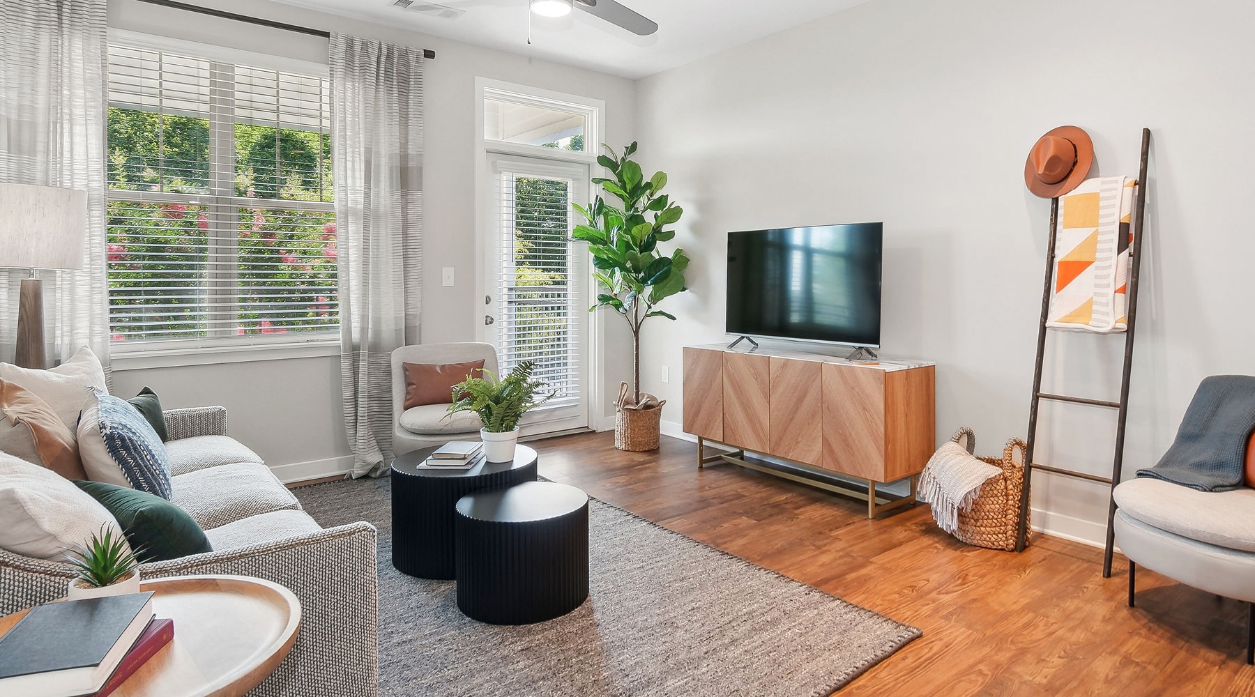 Open space living area with natural lighting Open space living area with natural lighting